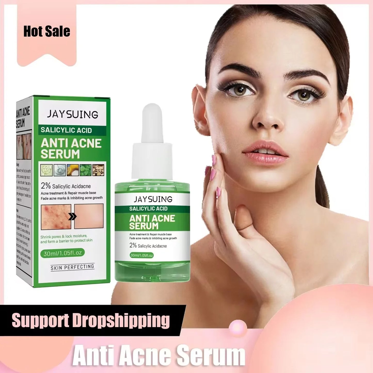 Sérum Visage Multi-Action – Acide Salicylique Hydratant