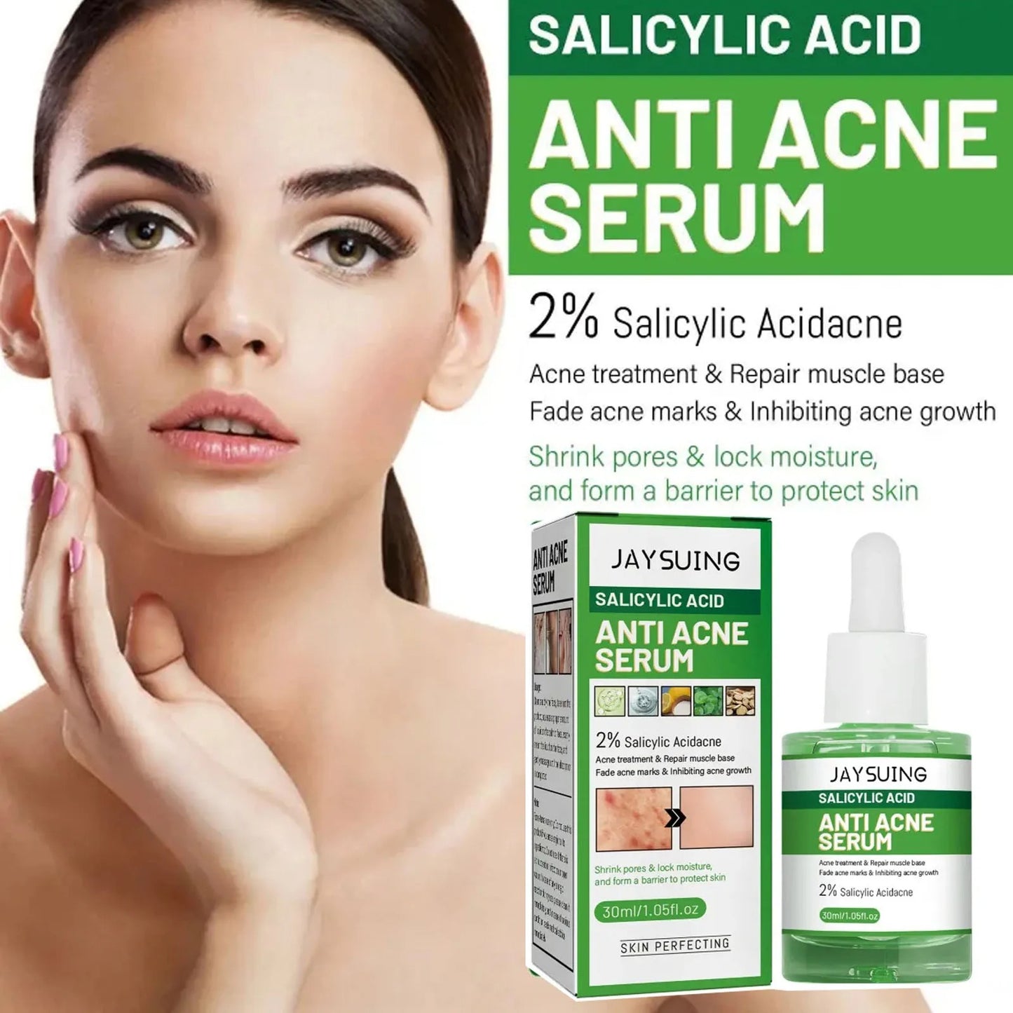 Sérum Visage Multi-Action – Acide Salicylique Hydratant